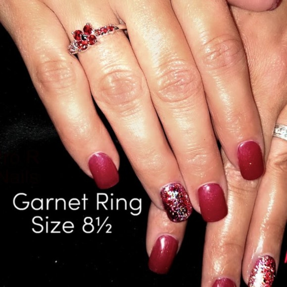 Garnet Ring New in Box - Picture 4 of 15